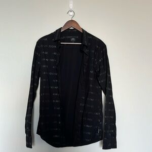 Armani Exchange Button Down Mens Slimfit